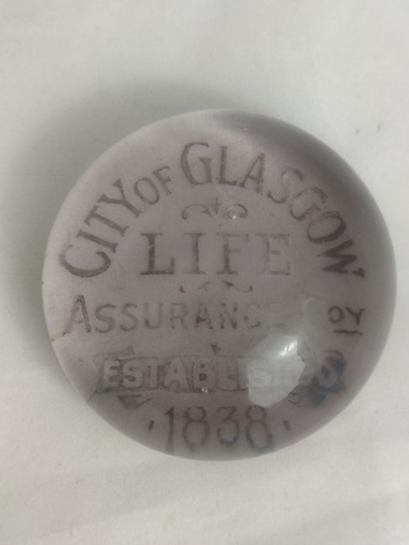 Paperweight antique city - city, of