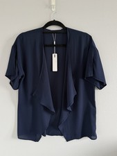 Ladies Navy Chiffon Style Open