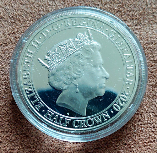 Gibraltar 2020 half crown - gibraltar,