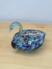 Vintage 1960s/70s Murano Art Glass Swan Bowl / Ashtray 