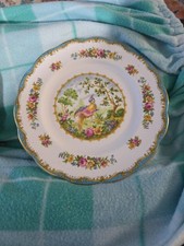 Royal Albert Chelsea Bird Blue Bone China England 8" Salad Plate