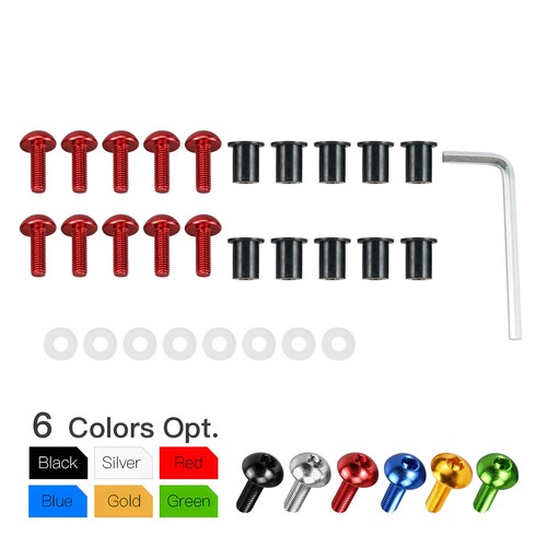 Windshield screen bolts screws - screen,