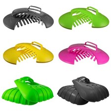 Leaf Grabber Hand Rakes Collect Fallen Leaves Garden Lawn Scoops Large 4 Colours