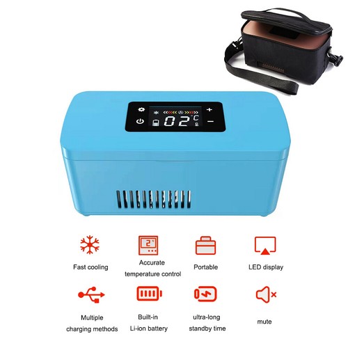 Mini car fridge medical cooler - car,
