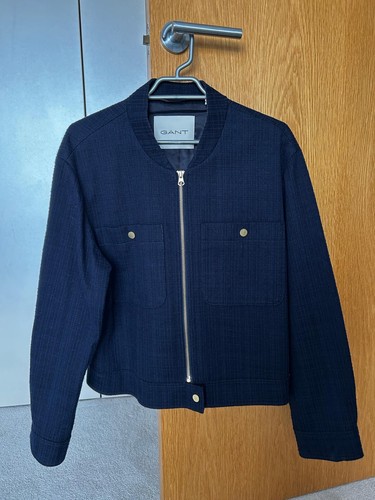 Gant navy bomber - navy, jacket