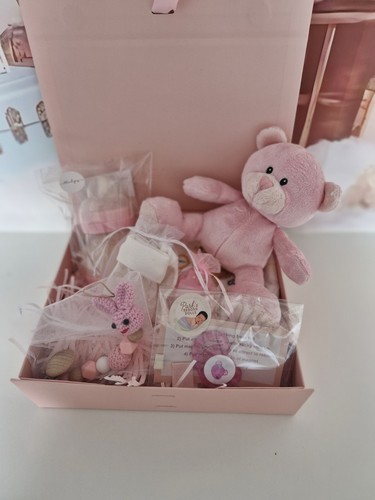 Pink boxed reborn baby doll - pink,
