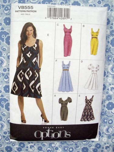 Vogue v8555 sweetheart - -,