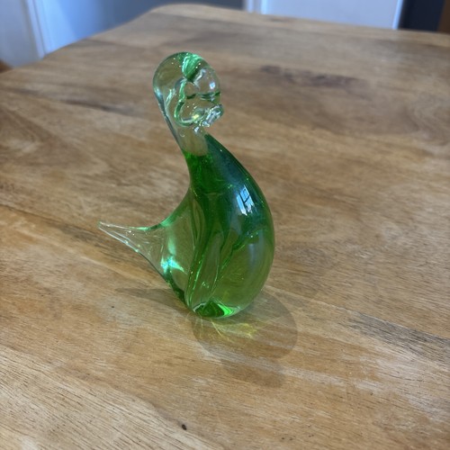 Murano style glass swan - murano,