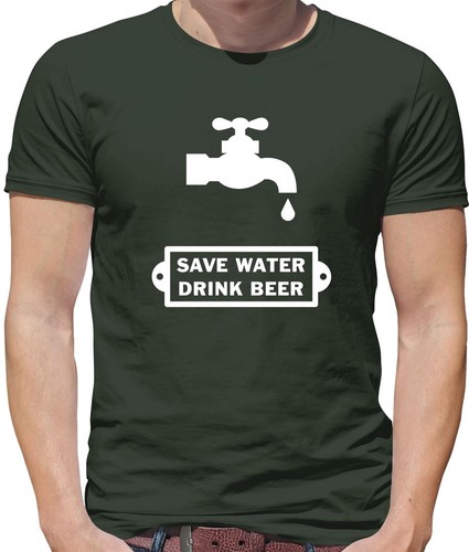 Save water drink - save,