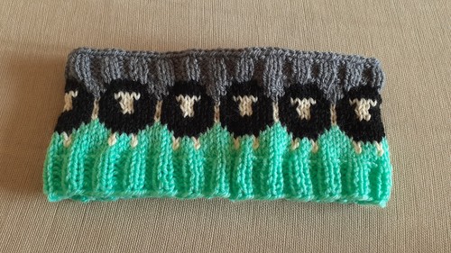 Hand knitted headband - hand,