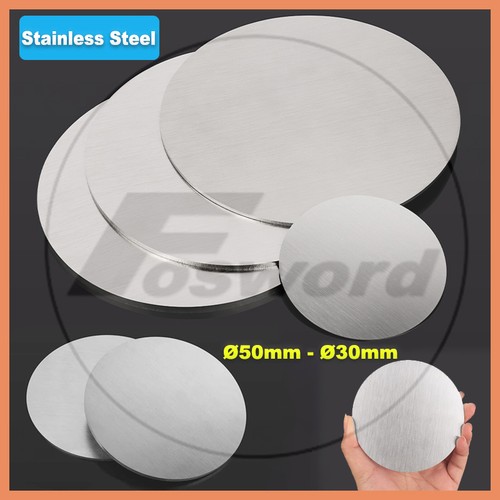 Stainless steel blank disc - steel,