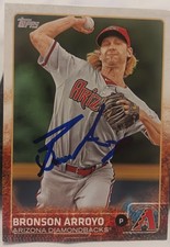 BRONSON ARROYO SIGNED MLB BB
