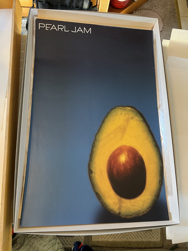Pearl jam poster - 2006, avocado