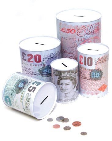 Piggy bank 20 - £10, £20