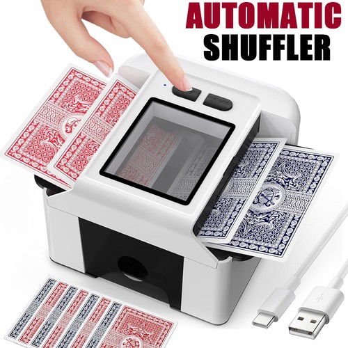 Automatic cards shuffler - cards,