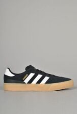 MENS ADIDAS BUSENITZ VULC II SUEDE SKATE SHOES - ALL SIZES - BLACK/WHITE HQ2019.