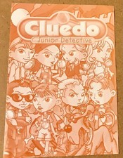 Cluedo Junior Detective Board Game. Waddingtons 2000. RULES/INSTRUCTIONS ONLY.