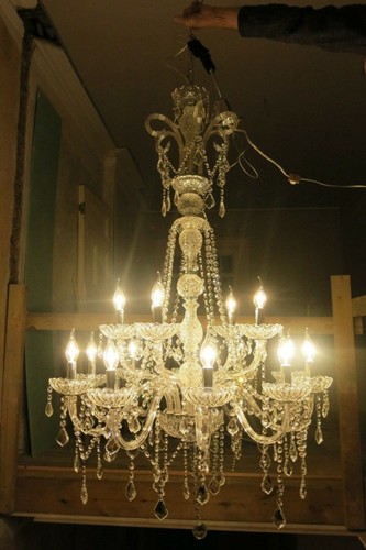 Huge crystal chandelier - huge,