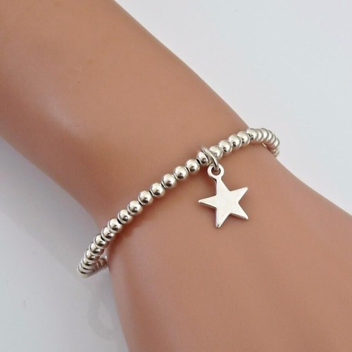 Silver plated beaded - silver,