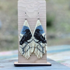Tribal Earrings Native Large