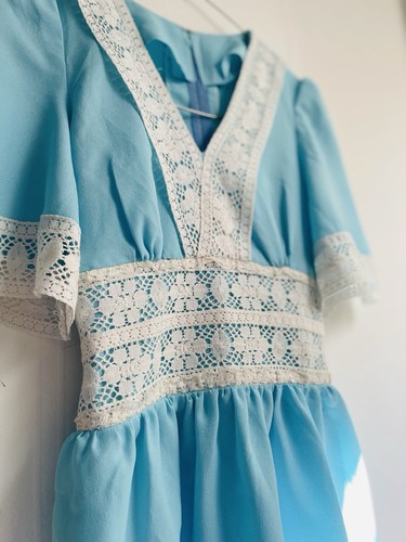 1970s vintage princess dress - 1970s,