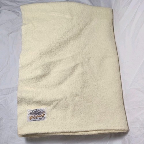 Witney blanket yellow wool - yellow,