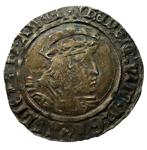 Henry viii groat second issue - viii,