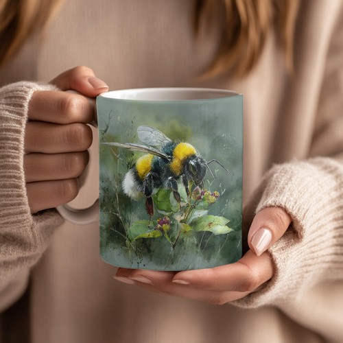 Bumblebee 11oz ceramic - bumblebee,