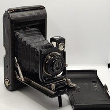 Vtg  Butcher's Carbine w Aldis UNO f7.7 Anastigmat Lens Lukos II Folding Camera