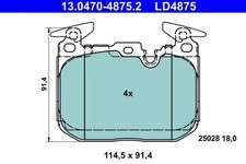 Brake pads 13.0470-4875.2 ATE