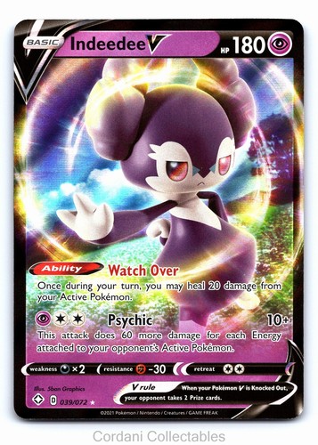 Indeedee 039 072 ultra rare - v,