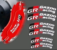 X6 TOYOTA GR GAZOO RACING HIGH TEMP BRAKE CALIPER DECALS YARIS GR86 SUPRA 