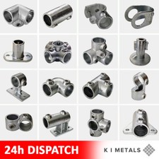 Galvanised Key Clamp Handrail System Connector Pipe Q Fitting Railing Steel Tube