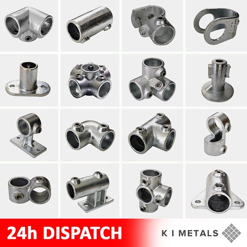 Galvanised key clamp - galvanised,
