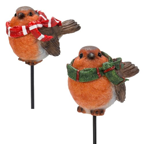 Christmas robin with scarf - robin,