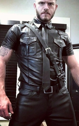 Mens genuine leather cowhide - leather,
