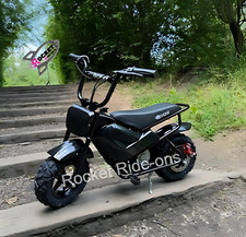 ROCKET 24V MINI MONKEY BIKE / 36V DIRT BIKE BALANCE SCRAMBLER IN  6 COLOURS