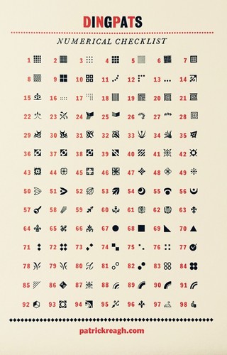 New letterpress type 12pt - new,