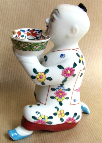 Herend porcelain kneeling - herend,