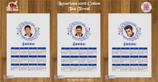 2026 RETRO MUSIC ARTIST CALENDAR TEA TOWEL 100% COTTON IDEAL GIFT ELVIS CLIFF