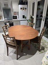 Teak drop leaf - leaf, dining