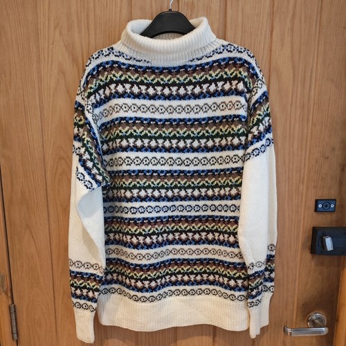 Vintage fair isle wool blend - vintage,