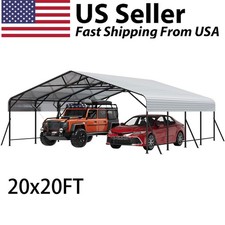 20x20FT Metal Carport Heavy