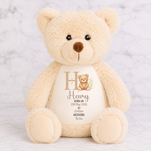 Personalised teddy bear - personalised,