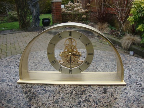 Skeleton mantel clock fully - clock,