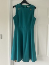 Lk Bennett Bayna Turquoise/teal Dress Uk 10 BNWOT