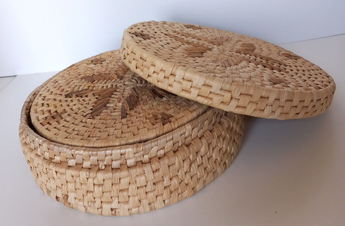 Vintage wicker table mats - vintage,