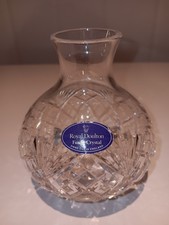 BEAUTIFUL ROYAL DOULTON CUT GLASS/CRYSTAL BUD VASE