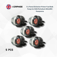 5 x Petrol Strimmer Primer Fuel Bulb Pump for Stihl McCulloch WALBRO Husqvarna