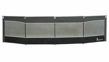Isabella 4-Sided Ventus Windscreen Windshield Windbreak 460x110cm Granite/Black